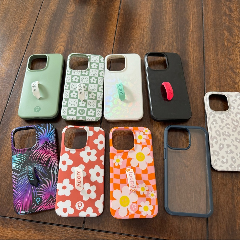 Loopy Case Green and White Phone Cases with Stylish Designs